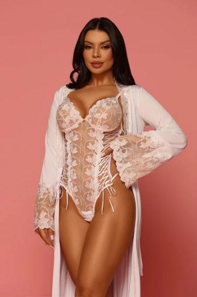 Body Anastácia em Tule Bordado