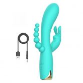 Vibrador Triplo Estímulos Recarregável - 3 em 1