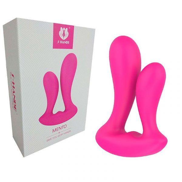 Vibrador Dupla Penetração Anal e Vaginal - Mento - S-Hande