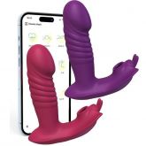 Vibrador Duplo Estimulos com Pulsação - Joyce