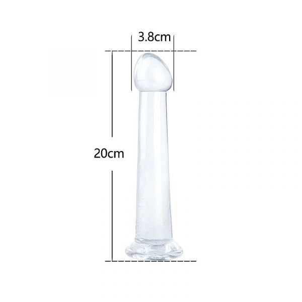 Plug 20x3,8 cm em Silicone Liso