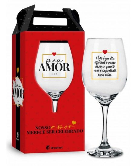 Taça de Vinho - Meu Amor Dia Especial