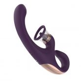 Vibrador Duplo Estimulo com Língua e Sucção - Sandra