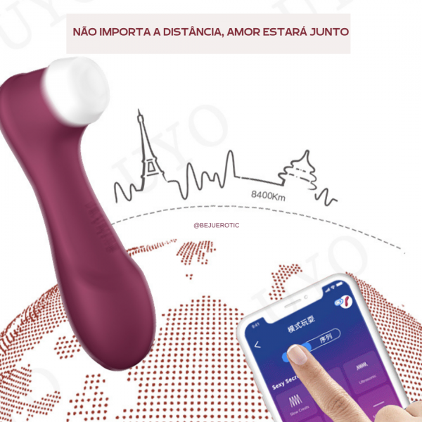 Satisfyer Pro 2 Generation 3 Wine Vermelho (APP)