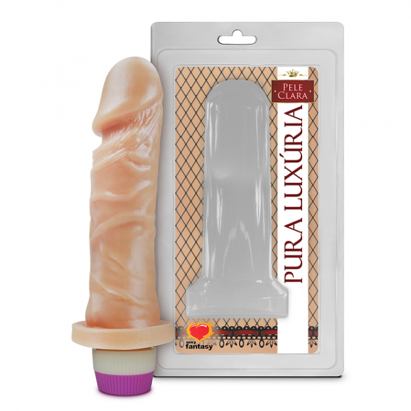 Prótese 15,3 x 4 cm Vibrador Interno