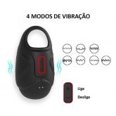 *Anel Peniano com Vibrador de Escroto - Egg Pro