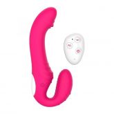 Vibrador Dupla Penetração Strapless - Recarregável - NV TOYS