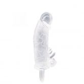 Capa com Vibrador 15,5x4,1 em Jelly