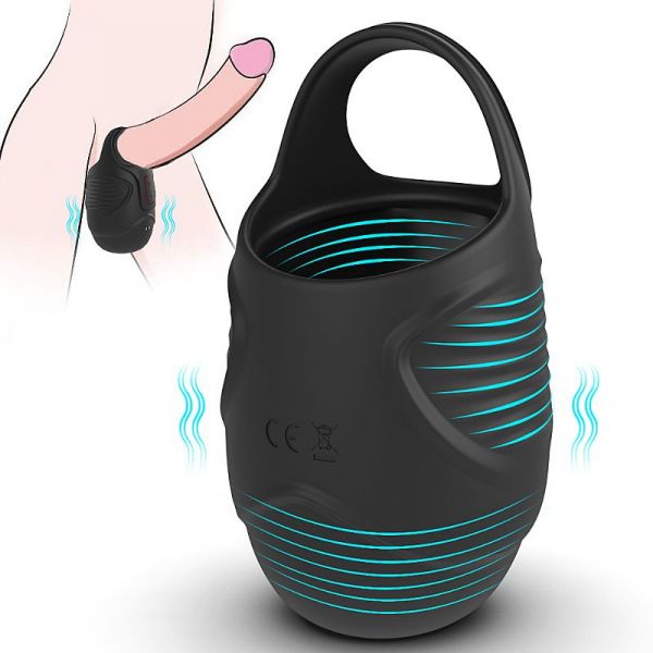 Anel Peniano com Vibrador de Escroto - Egg Pro