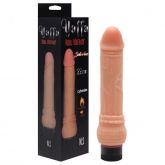 Protese 22 x 4 cm com Vibrador Cyber Skyn