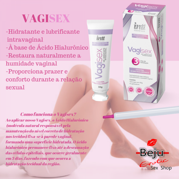 Vagisex Lubrificante com Hidratante Vaginal