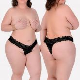 Calcinha Caridosa Plus Size em Renda