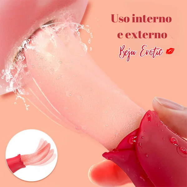 Estimulador Formato Rosa - Lingua
