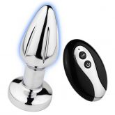 Plug Anal em Aço com Vibro sem Controle Remoto - Tamanho P