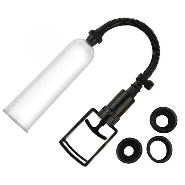 Bomba Manual Manual 6 - 3 Anéis de Silicone e 1 Forma de Vagina