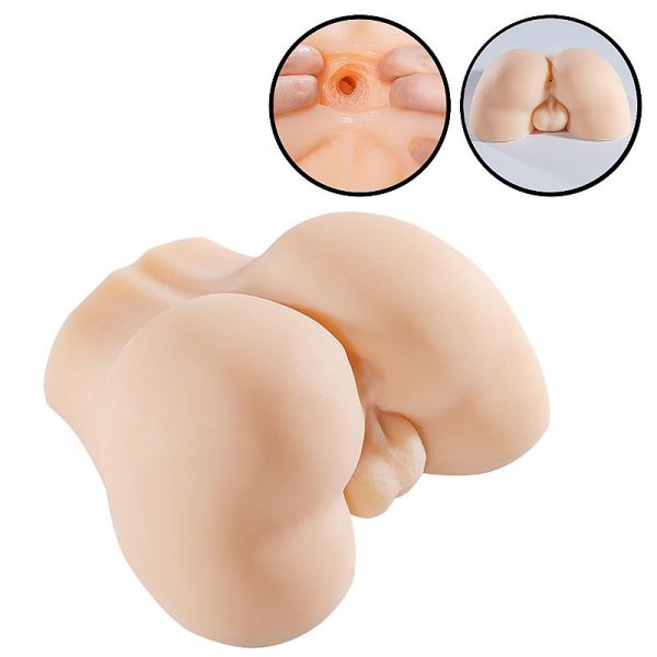 Masturbador Bunda Masculina com Escroto - Super Realística - Ânus