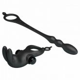 Estimulador de Próstata com Aanel Peniano e Vibrador.