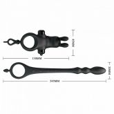 Estimulador de Próstata com Aanel Peniano e Vibrador.