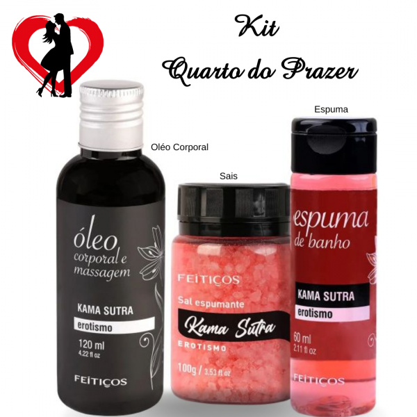 Kit Quarto do Prazer (DiaDosNamorados)