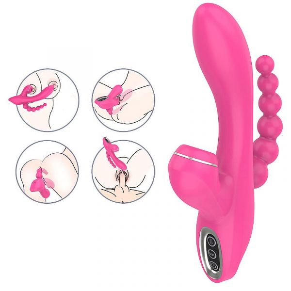 Vibrador Vibrador Triplo Estímulos  - Abel