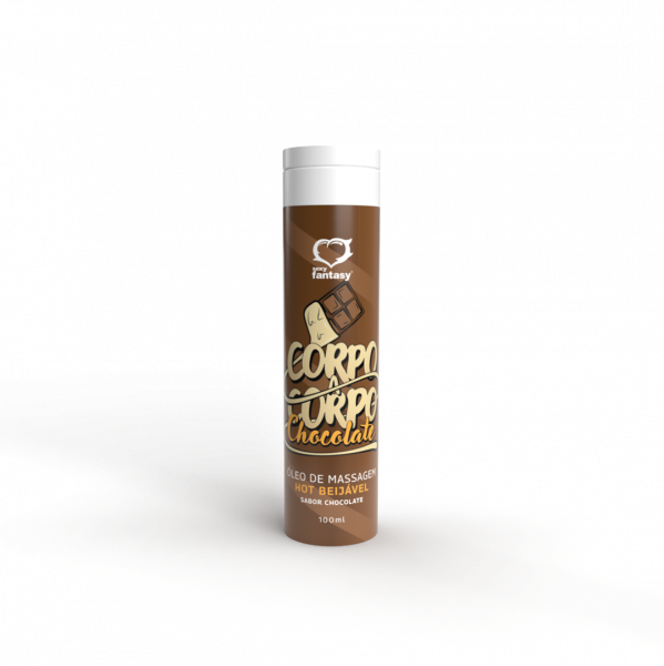 Gel de Massagem Corpo a Corpo Hot Beijável sabor Chocolate