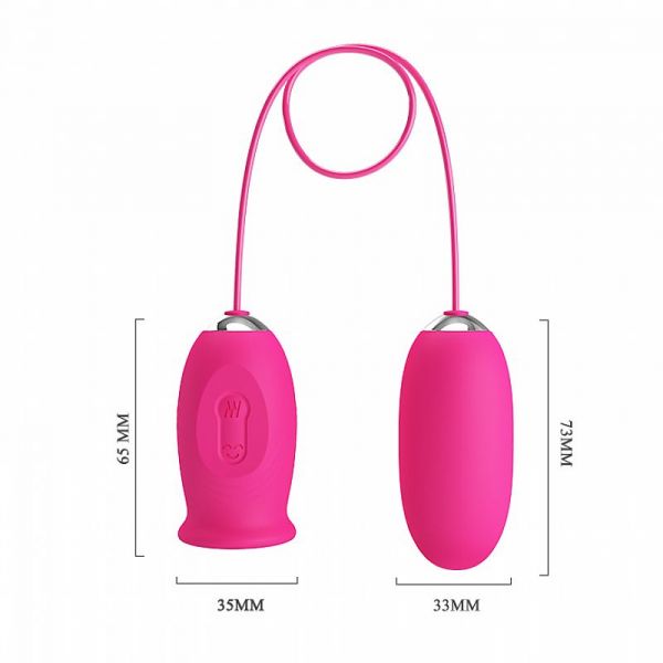 Bullet Duplo Vibrador e Estimulador com Língua - Daisy - Pretty Love
