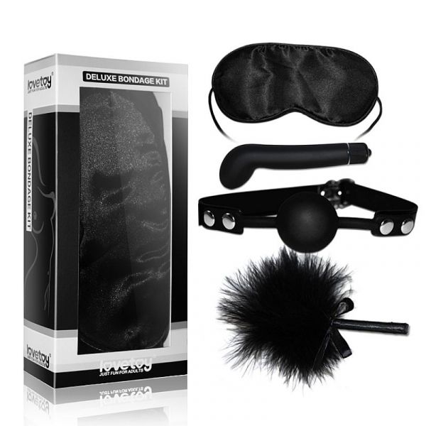 Kit Bondage Luxo 4 - 4 Peças - Lovetoy