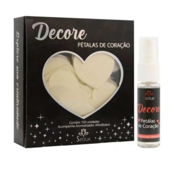 Pétalas Coração Pérola Com Aromatizador