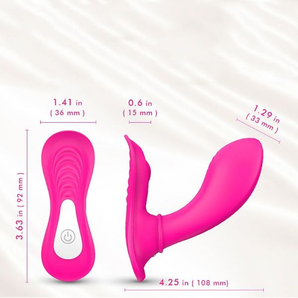 Vibrador Duplo Estimulo Butterfly- S Hande