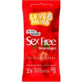 Preservativo 6 Unidades Morango Sex Free