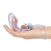 Capa para Dois Dedos com Vibrador em Jelly