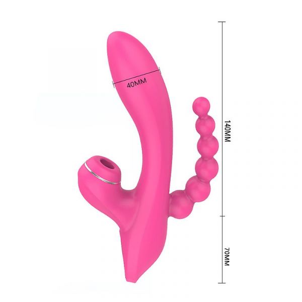 Vibrador Vibrador Triplo Estímulos  - Abel