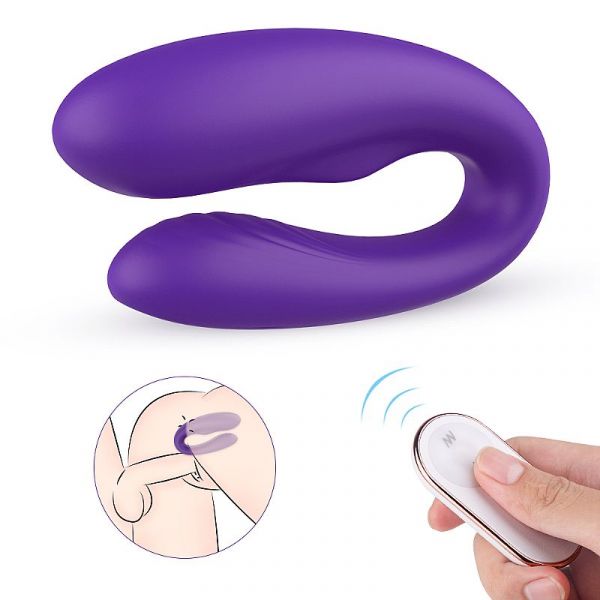 Vibrador de Casal com Controle Remoto - Recarregável - Viviana-RCT