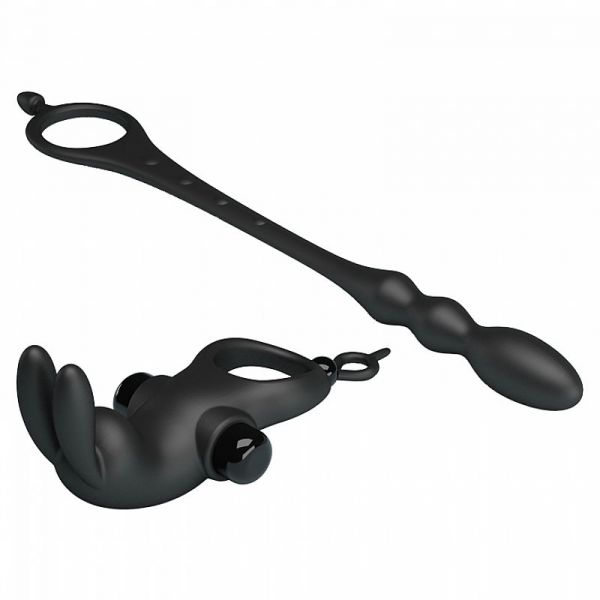 Estimulador de Próstata com Aanel Peniano e Vibrador.