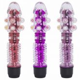 *Vibrador Jelly Estilo Personal com Capa Levemente Texturizada