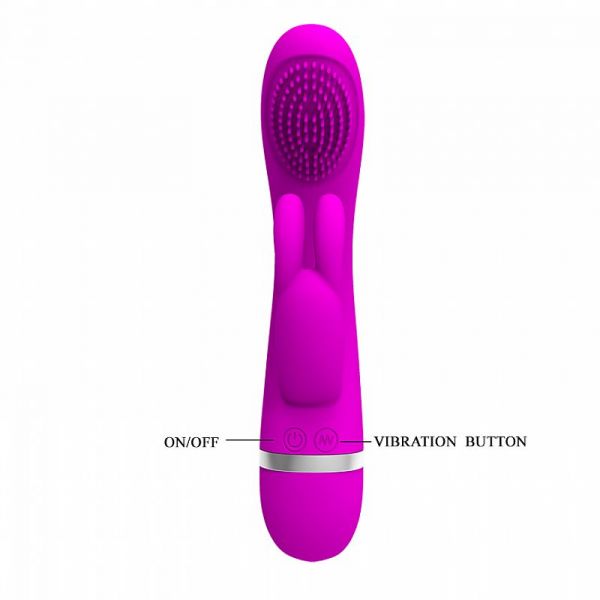 Vibrador Duplo Estimulo Dedilhar - Christ