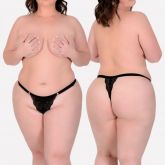 Calcinha Fio Dental em Renda Plus Size- Ingrata