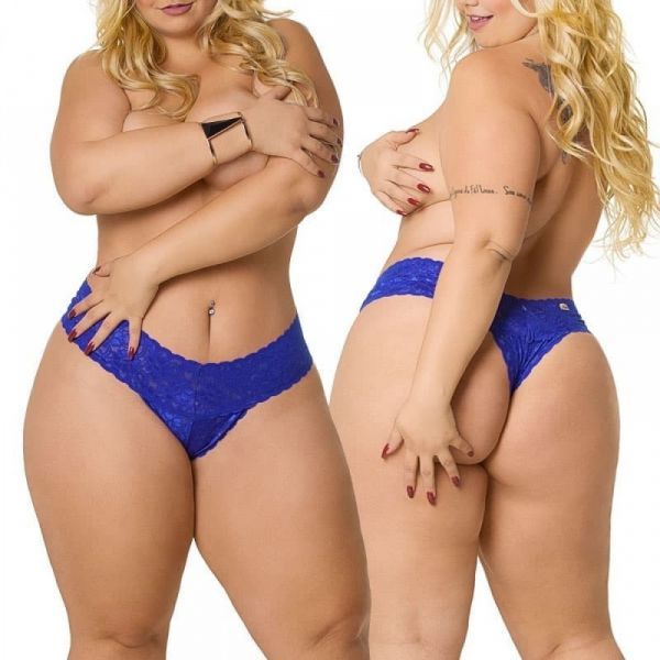 Calcinha Plus Size Em Renda