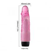 Protese com Vibrador 18,5 x 4,0 cm