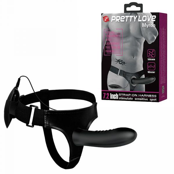 Capa com Cinta e Vibrador Myron - Pretty Love