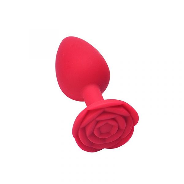 Plug P em Silicone Forma de Rosa