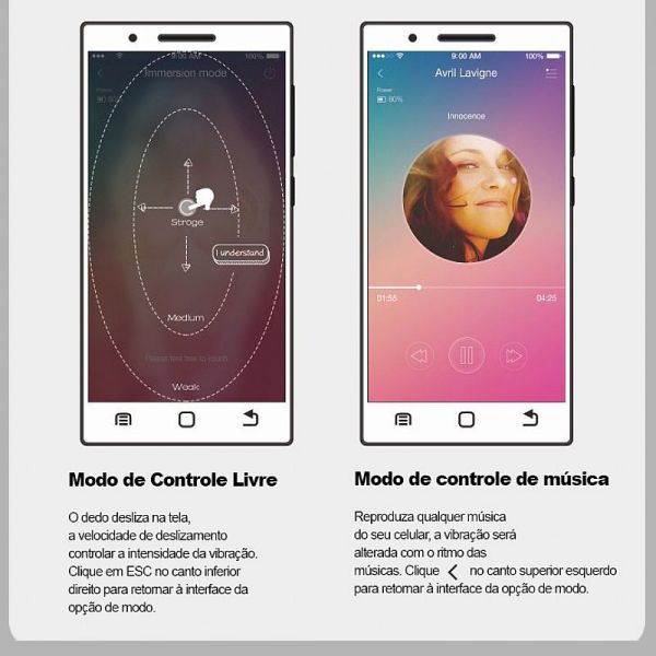 Vibrador de Casal Via Bluetooth August - Pretty Love