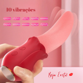 Estimulador Formato Rosa - Lingua