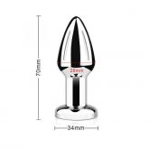 Plug Anal com Vibrador - À Longa Distância - APP