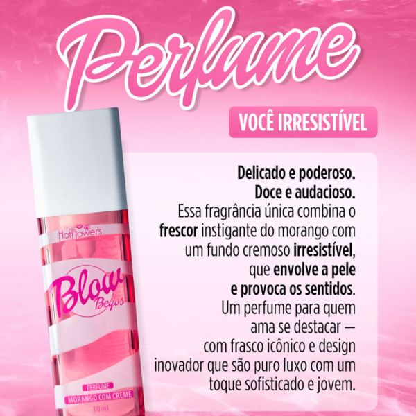 Kit Blow Girl Hidratante, Perfume e Body Splash Morango