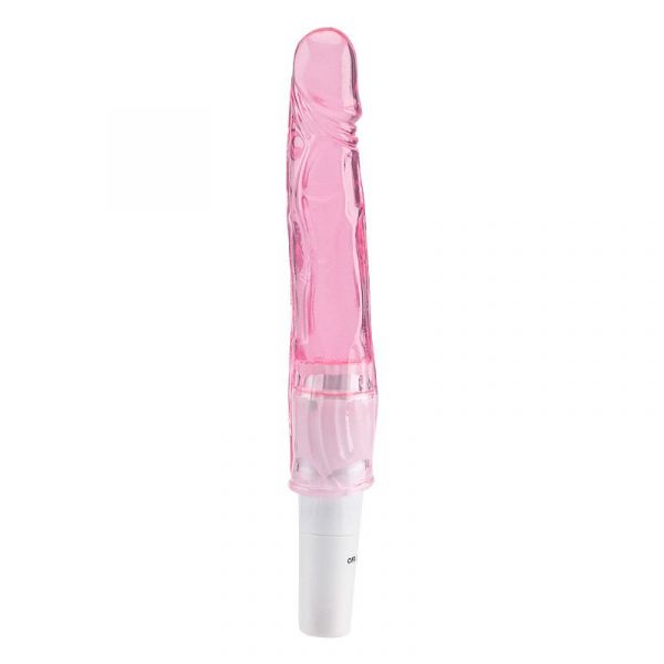 *Vibrador Jelly com Vibro 12,5 x 3 cm