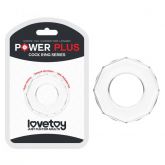 Anel Retardante Diamond Power Plus Cockring Transparente – LOVETOY