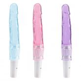 *Vibrador Jelly com Vibro 12,5 x 3 cm