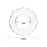 Anel Retardante Diamond Power Plus Cockring Transparente – LOVETOY
