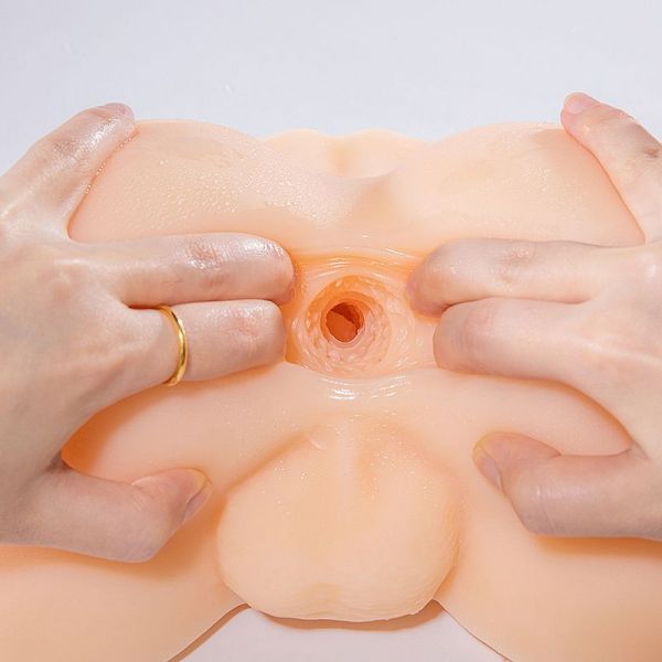 Masturbador Bunda Masculina com Escroto - Super Realística - Ânus